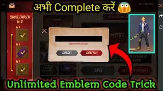 Free Fire Unlimited Unique Emblem Code || Emblem Code Giveaway || Get Free Emblem Code In Free Fire