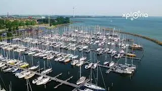 Marina Medemblik, Netherlands 2019.07 aerial video