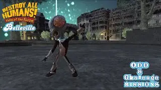 Destroy All Humans! Path of the Furon [PS3] UHD 4K60ᶠᵖˢ Belleville (ODD and CHALLENGE Missions)