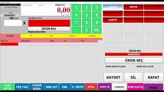 ViaPOS Market Programı Hızlı satış butonlarını d&uuml;zenleme