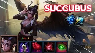 HON - HOW TO PLAY SUCCUBUS  - GAMEPLAY - FOREST OF  CALDAVAR - HON PLAYS 2024 - HEROES OF NEWERTH