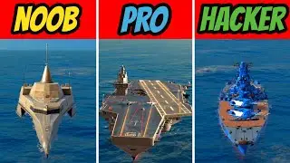 Noob VS Pro VS Hacker - Modern Warships