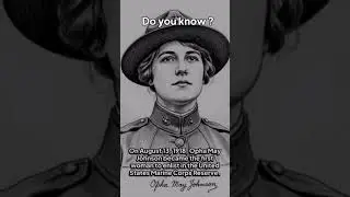 The First Woman to join US Marine Corps. #motivation #facts #education #womenempowerment #doyouknow