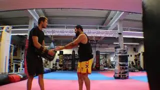 3er ellenbogen kombination thaiboxen
