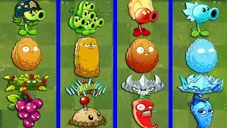 Team SPRING x SUMMER x FALL x WINTER - Who Will Win? - PvZ 2 Team Plant Battlez