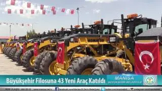 Büyükşehir Filosuna 43 Yeni Araç Katıldı