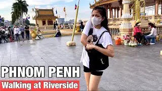 Most Popular Walking tour at Riverside in Phnom Penh | Cambodian tourism 2021