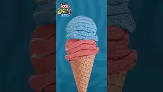 Colorful Ice Cream 🍦 Learn Colors 🌈 for Kids | Fun Colors Song | #shorts  #learncolors