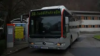 [SOUND] Mercedes Benz O530 Citaro CNG €4 / Linz AG auf der Linie 38