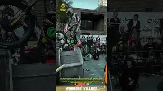 Motorcycle Trial Stunt Innovation #workersvillage #skilledworker