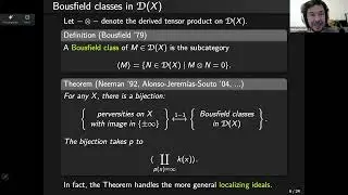 Semi-Bousfield classes over noetherian schemes - Michal Hrbek (Czech Academy of Sciences, Prague)