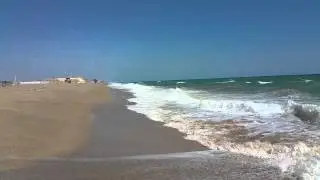 Mirador beach....Puerto Penasco....high tide on 5/7/15