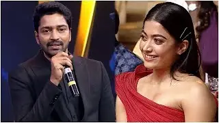 Gorgeous Rashmika Mandanna Impressed With Allari Naresh's Heartfelt Speech At SIIMA