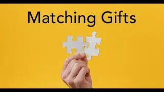 Its a match Landing corporate matching gifts.