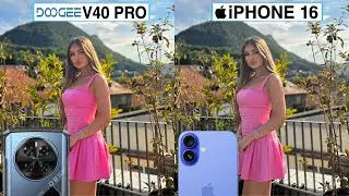 Doogee V40 Pro Vs iPhone 16 Camera Test Comparison
