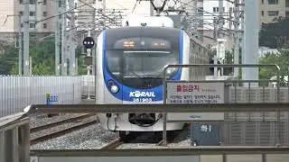 동해선 광역전철 부전행 K8546 전동열차 재송역 진입 영상 [2018/6/10]