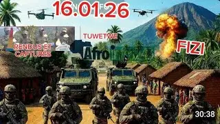 🔥16.01.26 FIZI : À TUWETUWE 180 RDF-M23 NEUTRALISÉS, 22 RENDUS, 8 CAPTURÉS PAR FARDC/WAZA 