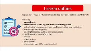 Unit 5 Lesson 9 - Cybersecurity: Access levels and anti malware