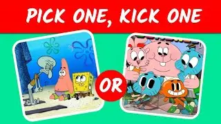 Pick one, Kick one cartoons | Cat Quiz