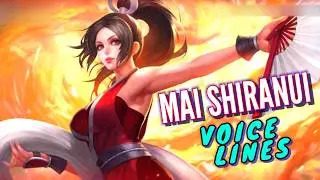 Mai Shiranui voice lines and quotes - dialogues Honor of Kings - Noygen