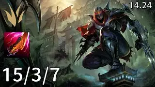 Zed Jungle vs Kha'Zix - EUW Master | Patch 14.24