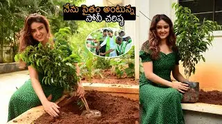 Sony Charista Accepting Green India Challenge | Celebrity Updates | News Buzz