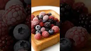 Satisfying ASMR fruit spread 🍓 #asmr #breakfast #satisfying #asmrsounds #toast