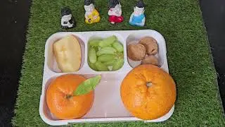 LUNCH BOX IDEAS || Orange 🍊 Apple 🍎 Grapes 🍇 😋😋