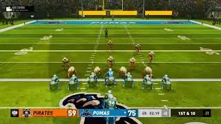 New Maximum Football Franchise Mode is here!!  Season 1 TAM@DET Pre Season Game2