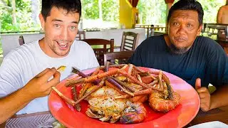 БЕЗУМНАЯ ловля и приготовление малазийских морепродуктов! САМЫЕ БОЛЬШИЕ креветки + еда из джунгле...