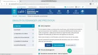 Comment faire une simulation d'APL sur le site de la CAF ?