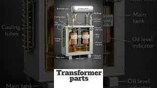 main parts of transformer #electrical #electrician #electric #short #viral #trending #experiment