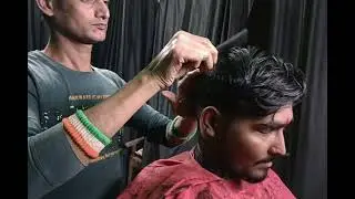 Best Relaxing ASMR Bapi Indian Barber Hair Cut For Sleep therapy 