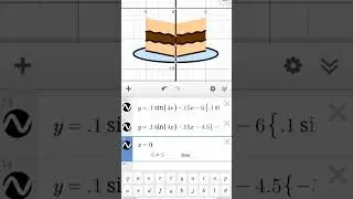 Tiramisu 🍰 #desmos #maths #tiramisu #graph #art #mathart #mathartwork #tiramisucake