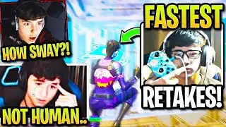 STREAMERS *CONFUSED* Spectating FaZe Sway *INHUMAN* Creative Mechanics! (Fortnite)
