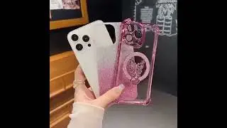 Glitter Butterfly Holder Plating Silicone Case For Samsung Galaxy A52 A32 A53 A33 A23 A13 A73