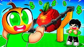 Dev Meyveyi 9,582,548 Metre Uzağa Fırlatarak Zengin Oldum! 🍎 | Roblox