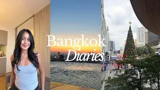 Bangkok Diaries | cleaning, nail, new hair, unboxing, a Christmas decoration