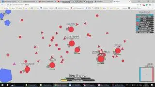 One of the nice tank builds- Diep.io ,2 Teams, Purple guy adventures