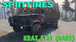 SpinTires обзор мода ( Kraz 5131 (BaBy) для 03.03.16 )