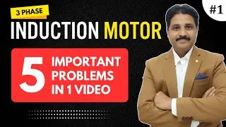 THREE PHASE INDUCTION MOTOR 5 SOLVED PROBLEMS (PART 1) IN ELECTRICAL ENGINEERING
