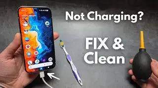 Google Pixel 9 / 9 Pro &mdash; не заряжается? Как исправить проблему с зарядкой и почистить разъем Type-C.
