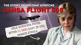 SHE SURVIVED A 2 MILE FALL & 11 DAYS IN THE AMAZON | Juliane Koepcke and LANSA Flight 508.