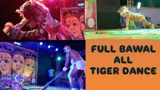 KGP SOUTH SIDE MATA PUJA 2025 ALL TIGER 🐯DANCE 🐅🐅 COMPETITION FULL BAWAL 🔥🔥