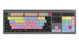 Logickeyboards Avid Pro Tools ASTRA 2 Backlit Keyboard for Mac - UK English