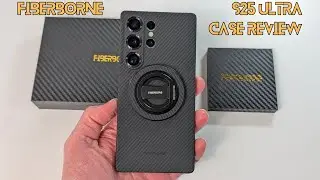 S25 Ultra Fiberborne Super Thin Aramid Fiber Case Review. Superior Drop Protection the Thinnest Way.