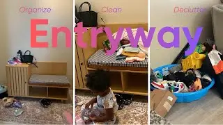 My entryway reset 🧼