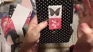 Mini file folder filled w/4 embellishments for junk journals #ffifijjc
