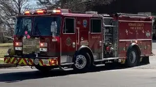 Howard County Fire and Police Department Responding Compilation