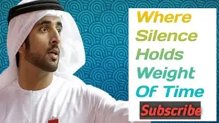 When The Silence Holds Weight Of Time | Fazza Poetry | Heart Touching | Love Story #fazza3team